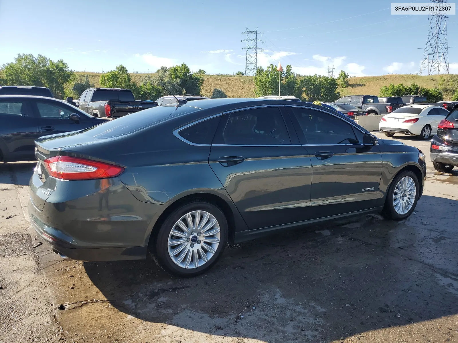 2015 Ford Fusion Se Hybrid VIN: 3FA6P0LU2FR172307 Lot: 59975454