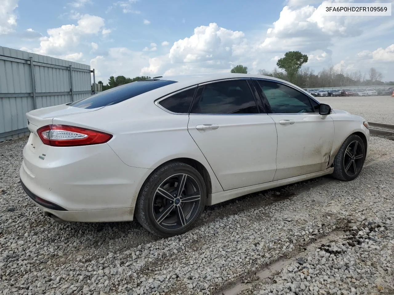 2015 Ford Fusion Se VIN: 3FA6P0HD2FR109569 Lot: 60129774