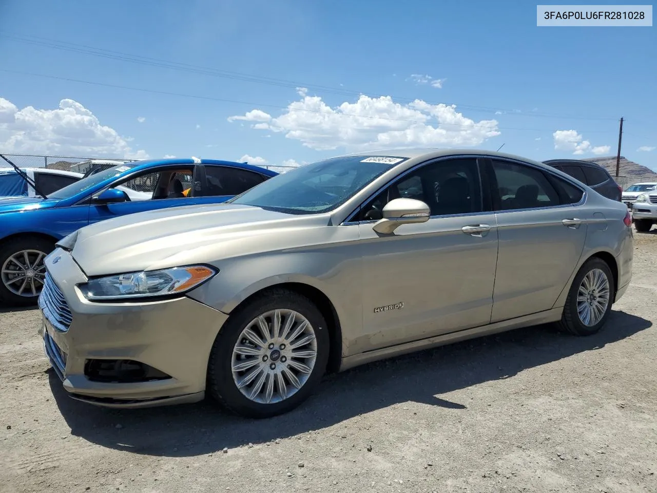 3FA6P0LU6FR281028 2015 Ford Fusion Se Hybrid