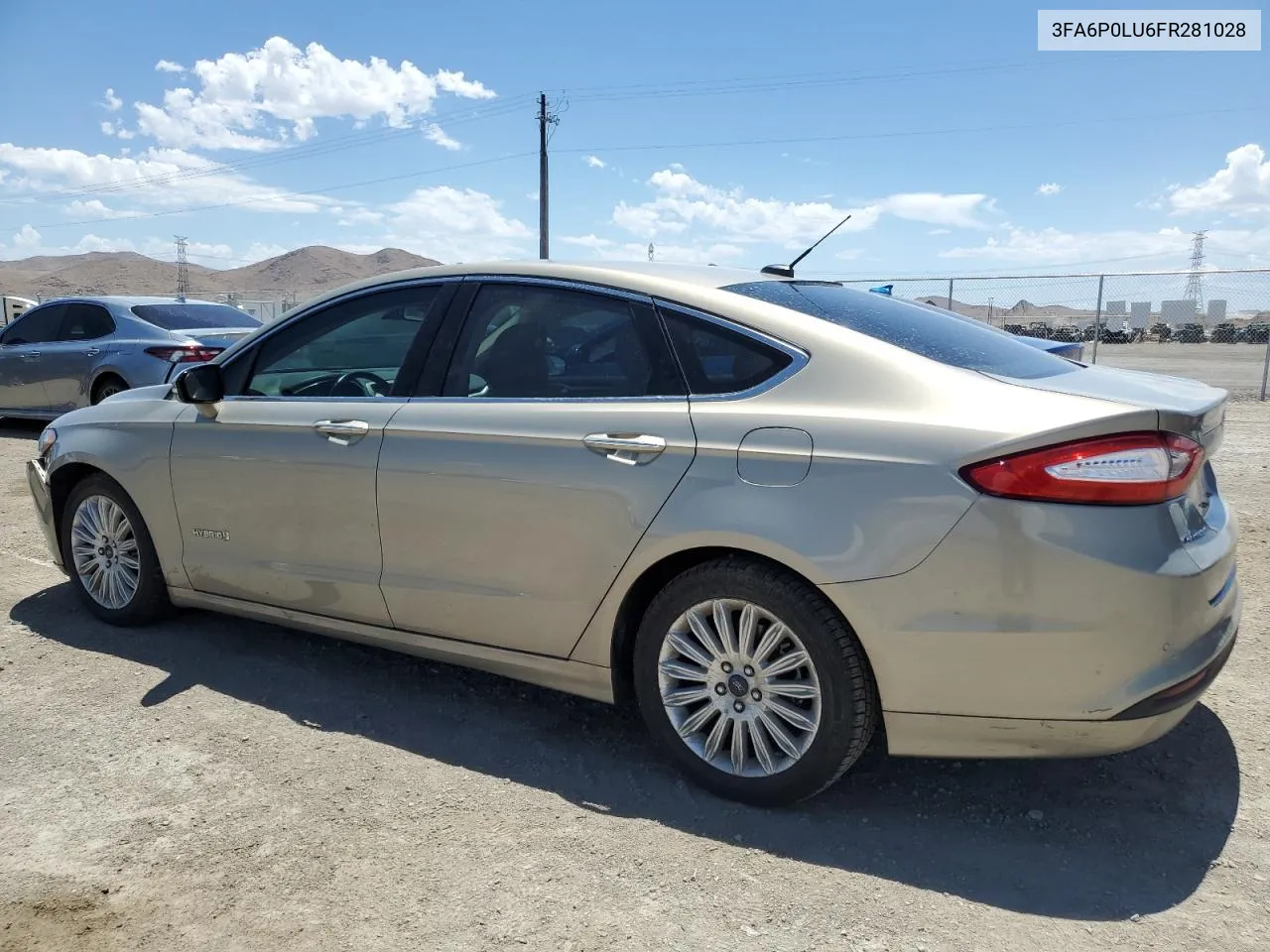 2015 Ford Fusion Se Hybrid VIN: 3FA6P0LU6FR281028 Lot: 60498154