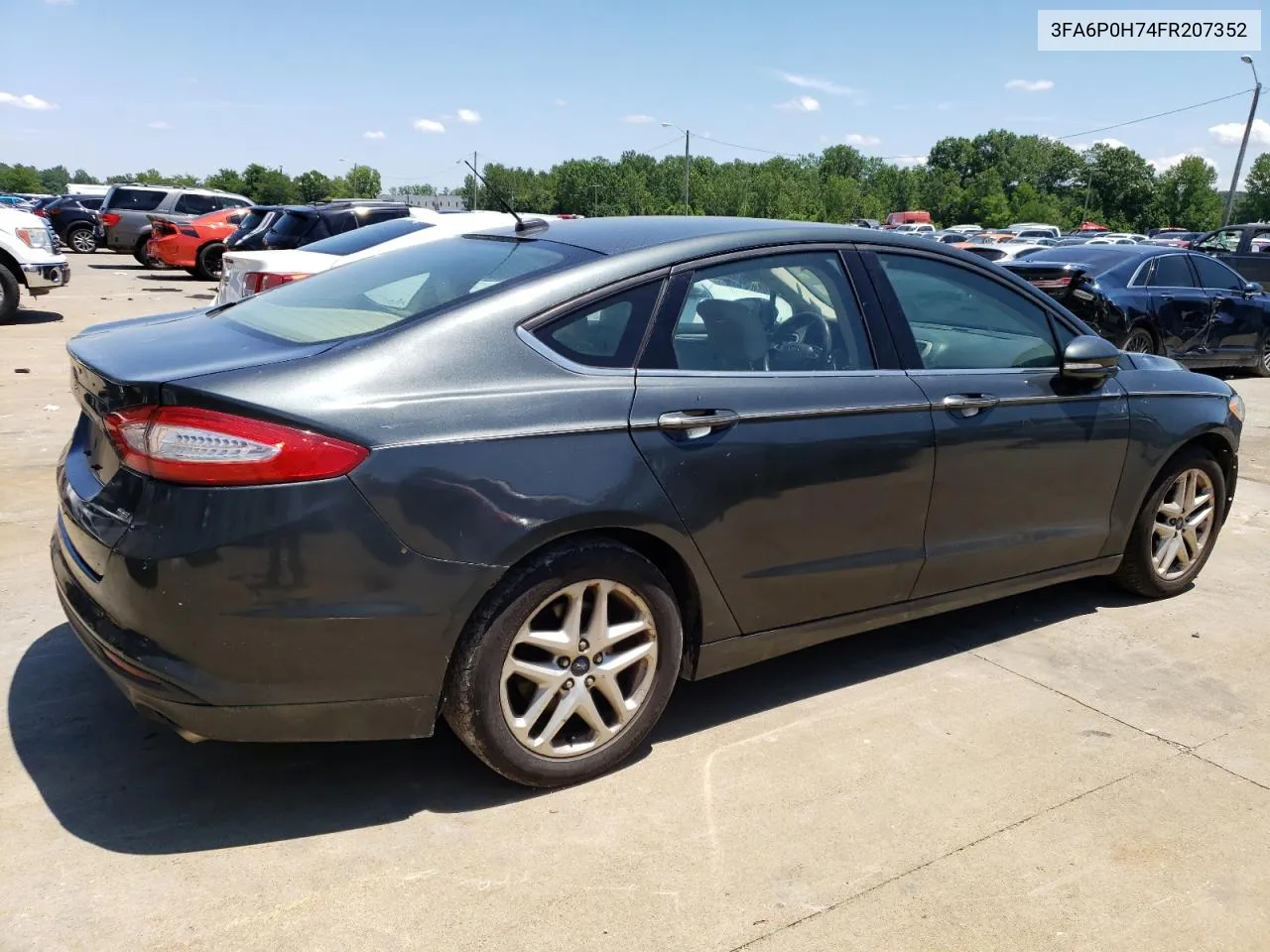 2015 Ford Fusion Se VIN: 3FA6P0H74FR207352 Lot: 60918884