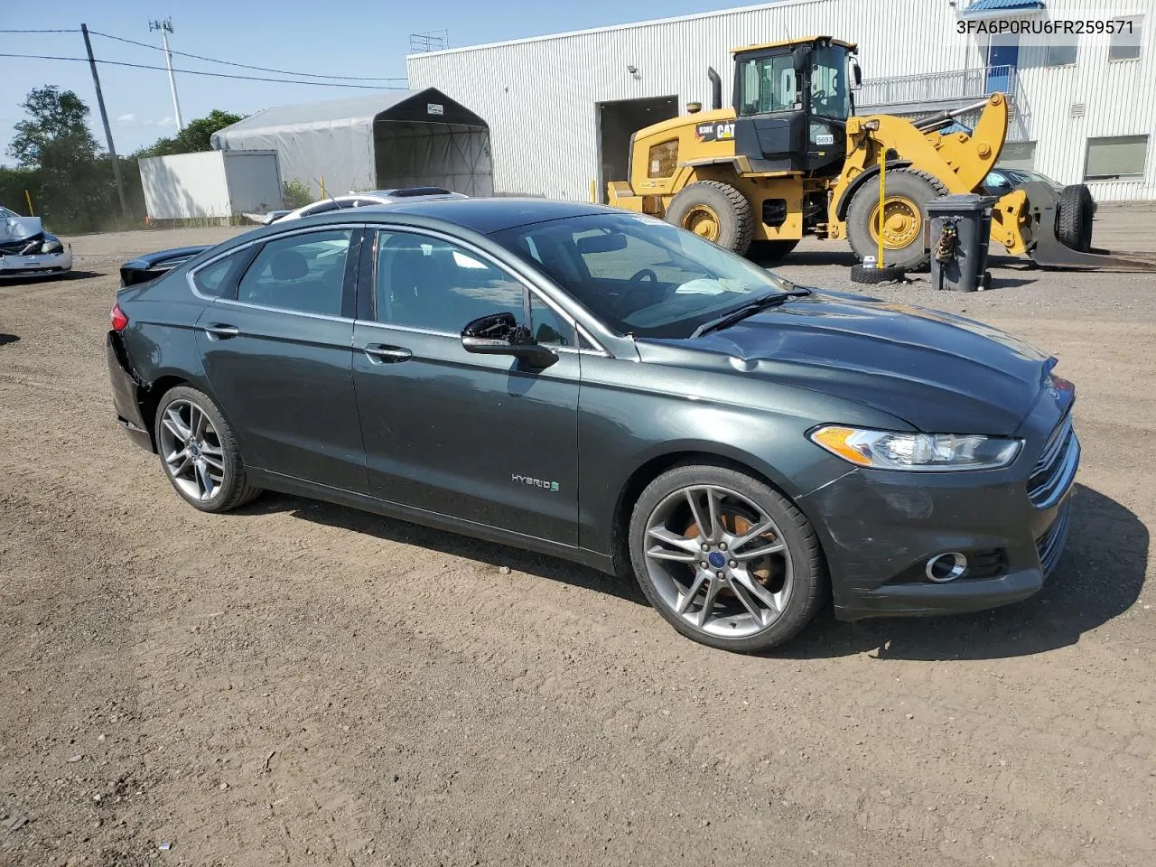 2015 Ford Fusion Titanium Hev VIN: 3FA6P0RU6FR259571 Lot: 61007734