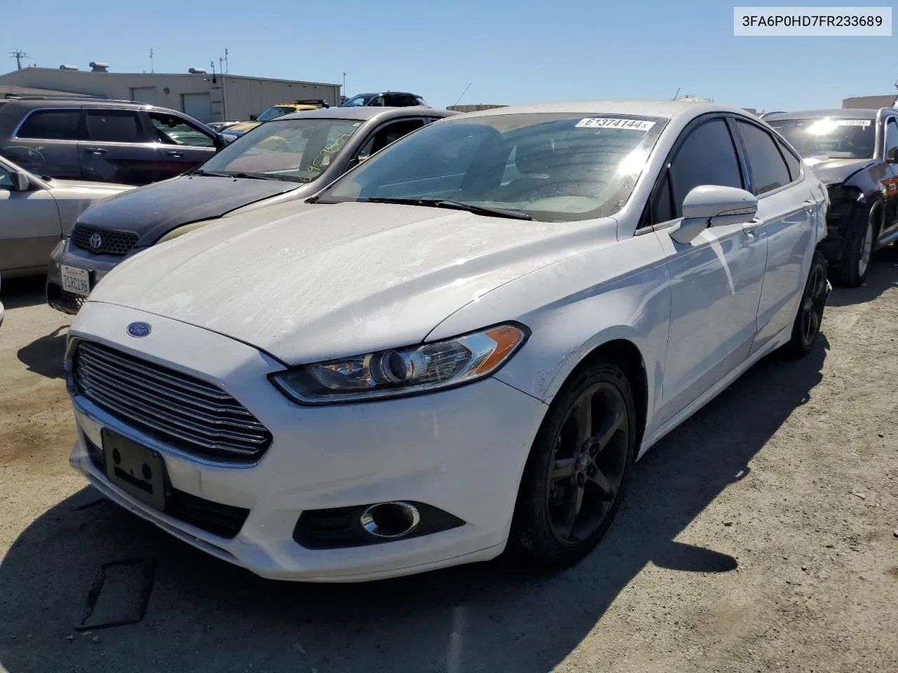 2015 Ford Fusion Se VIN: 3FA6P0HD7FR233689 Lot: 61374144