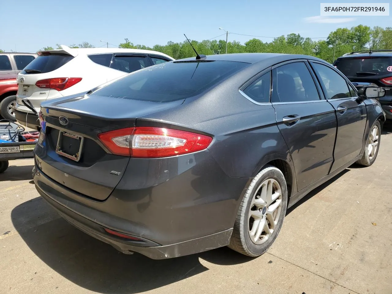 2015 Ford Fusion Se VIN: 3FA6P0H72FR291946 Lot: 61394374