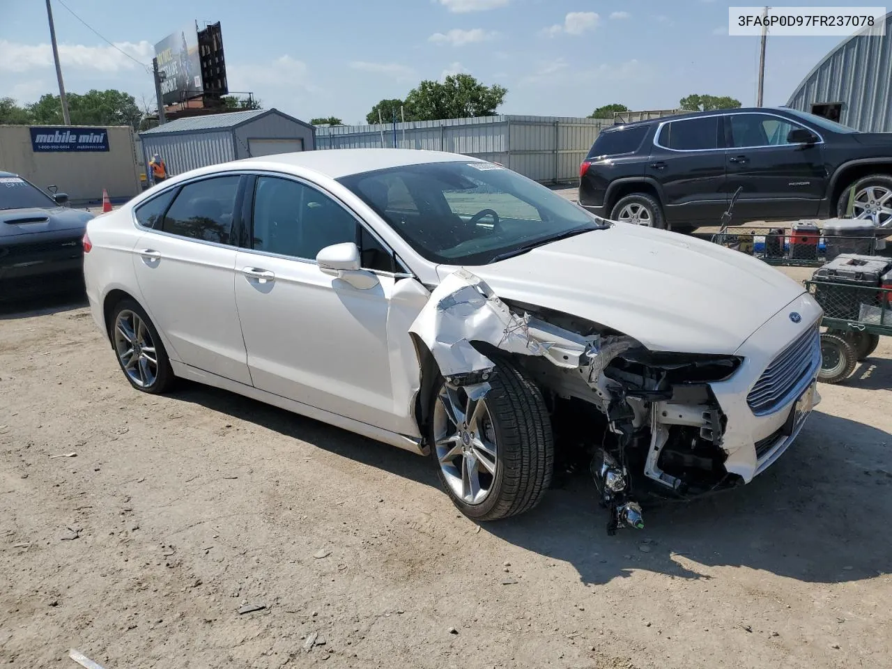 3FA6P0D97FR237078 2015 Ford Fusion Titanium