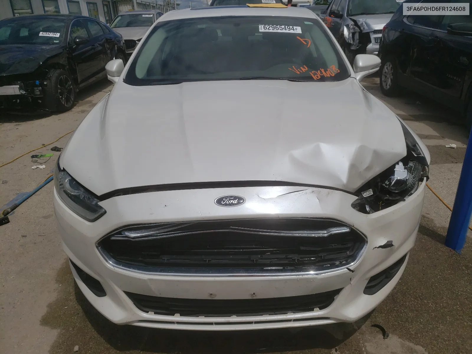 3FA6P0HD6FR124608 2015 Ford Fusion Se