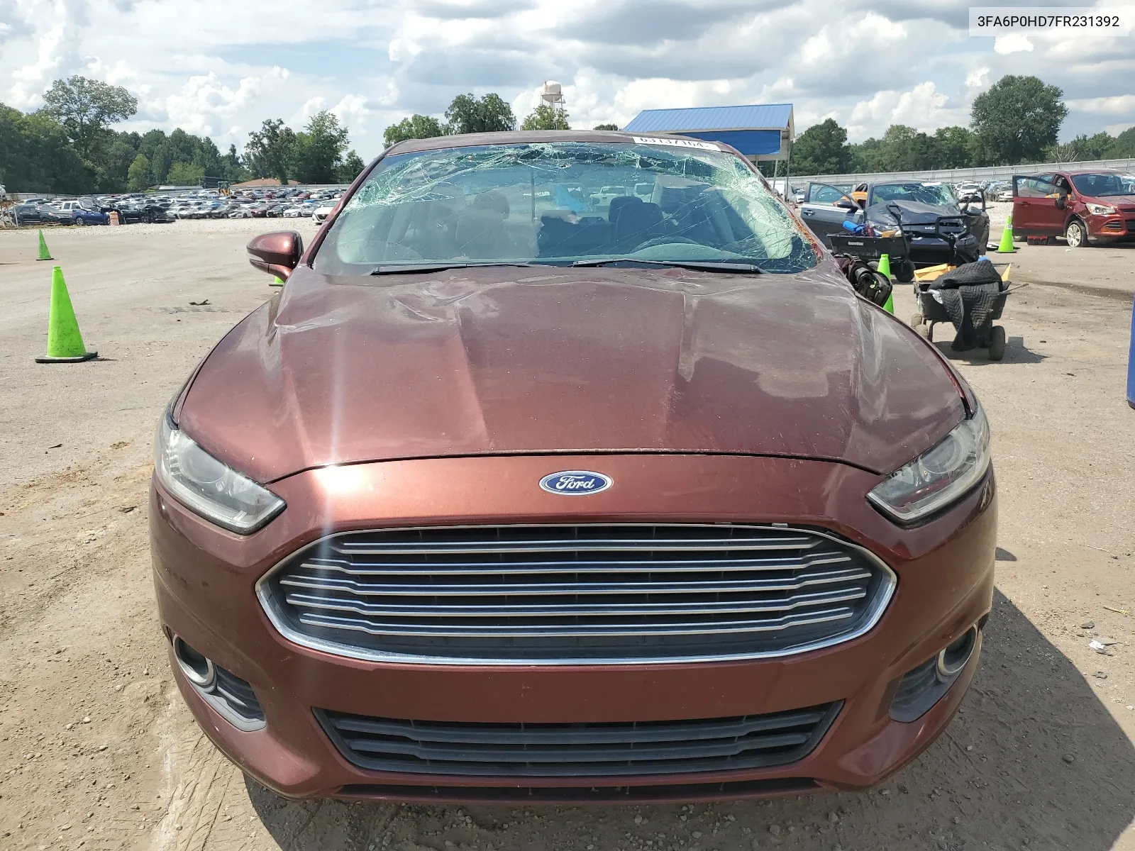 2015 Ford Fusion Se VIN: 3FA6P0HD7FR231392 Lot: 63137164