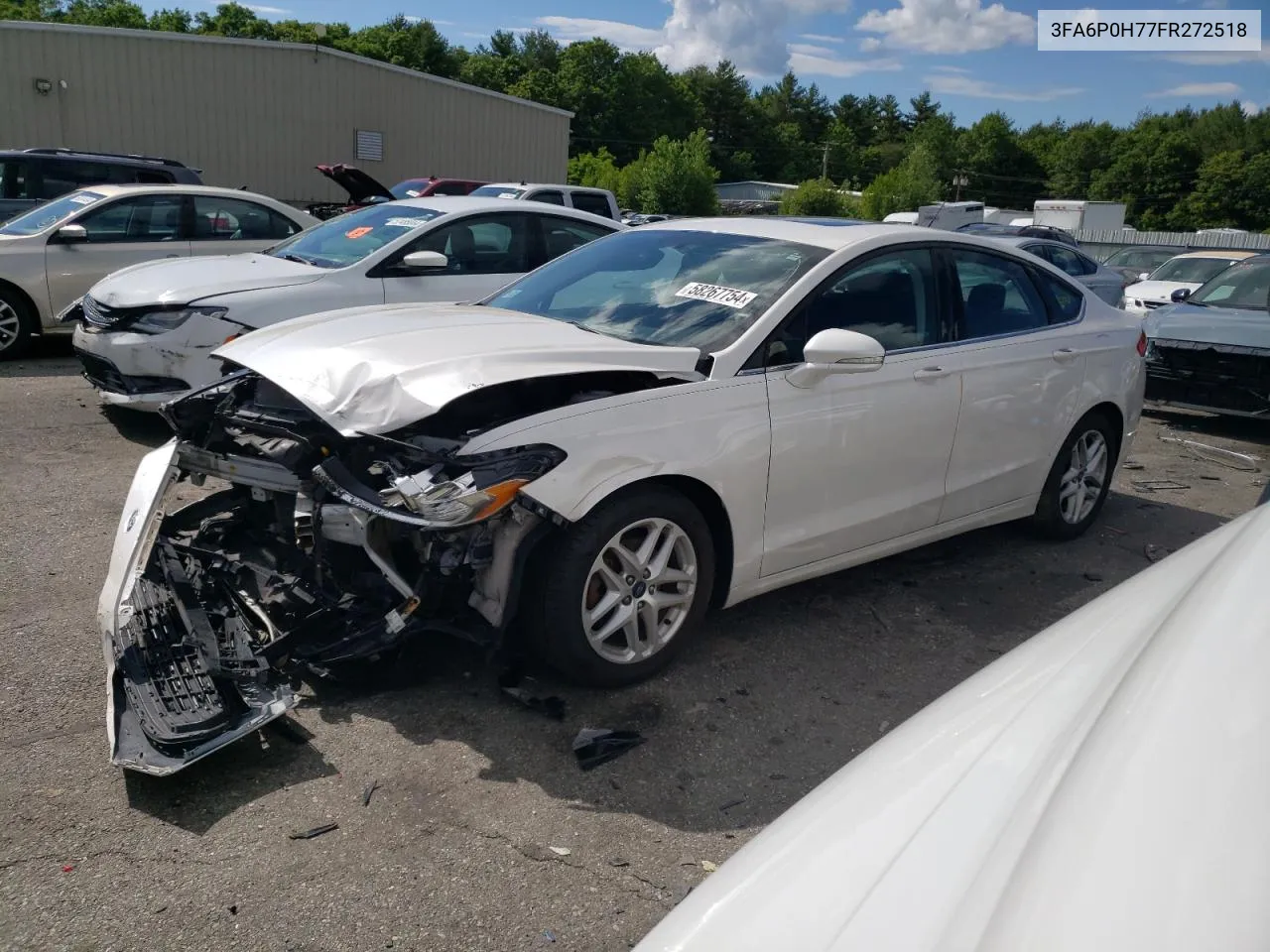 2015 Ford Fusion Se VIN: 3FA6P0H77FR272518 Lot: 63491024