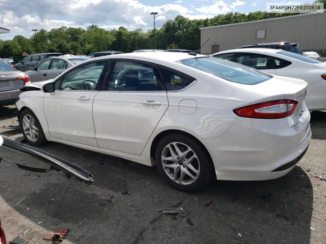 2015 Ford Fusion Se VIN: 3FA6P0H77FR272518 Lot: 63491024