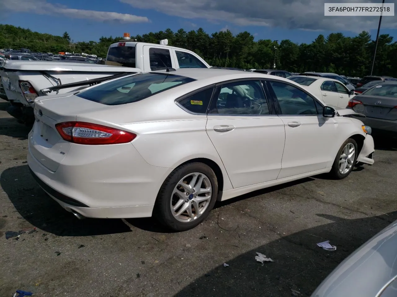 2015 Ford Fusion Se VIN: 3FA6P0H77FR272518 Lot: 63491024