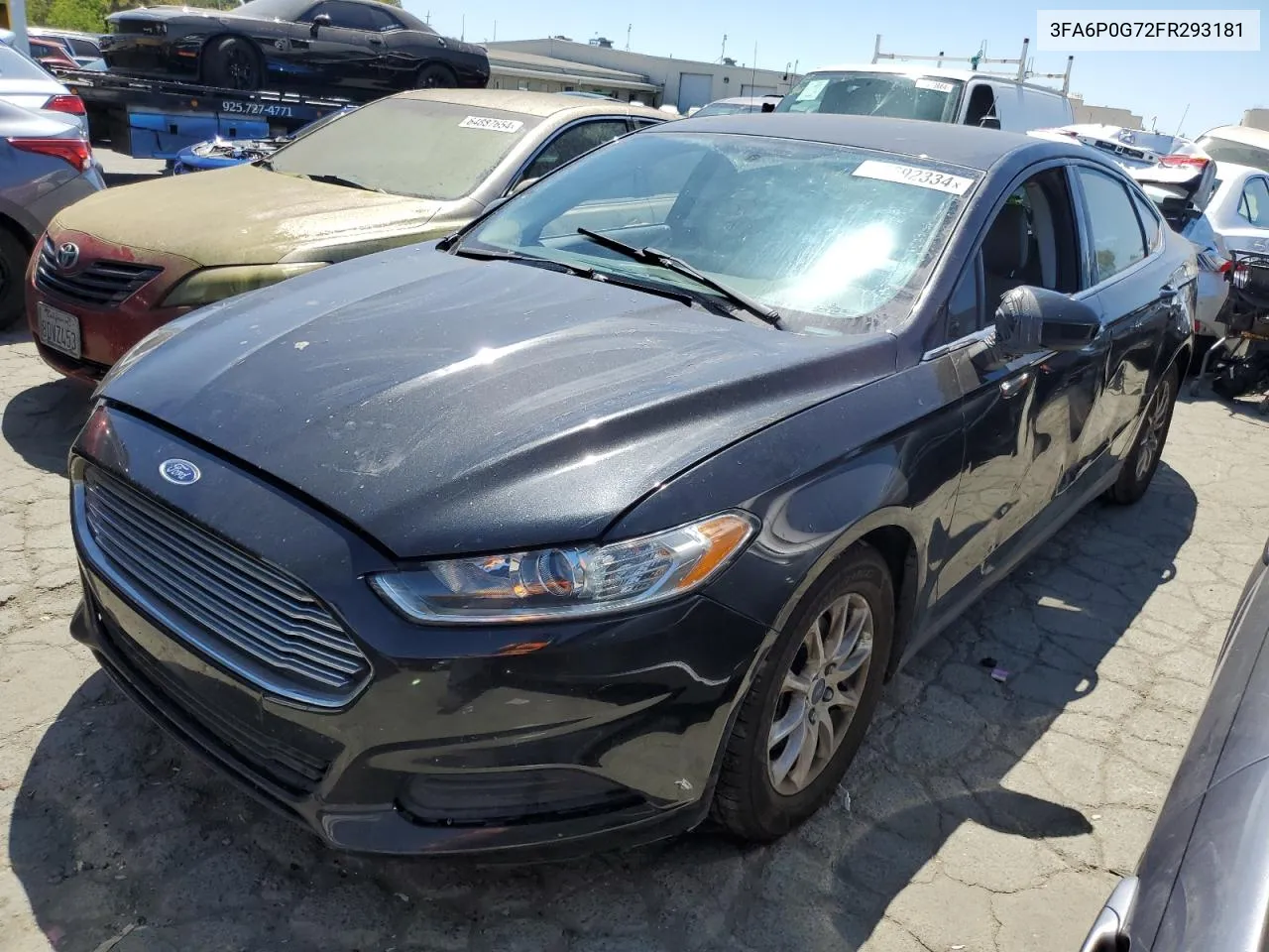 2015 Ford Fusion S VIN: 3FA6P0G72FR293181 Lot: 64692334