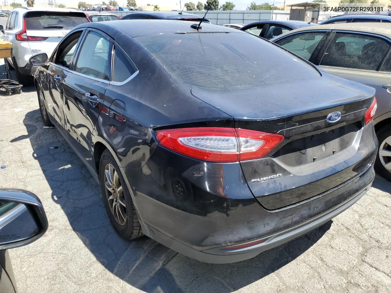 2015 Ford Fusion S VIN: 3FA6P0G72FR293181 Lot: 64692334