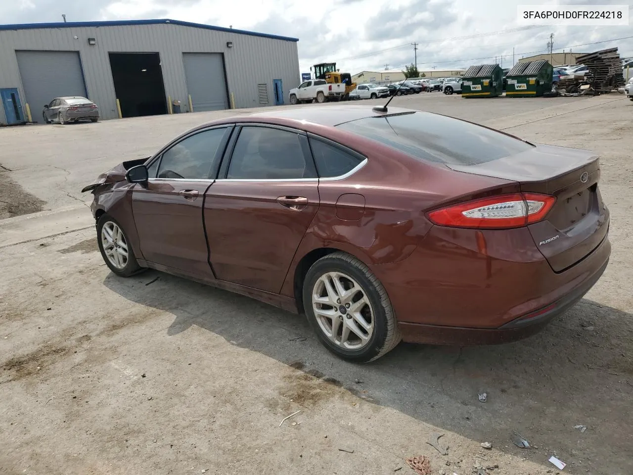 2015 Ford Fusion Se VIN: 3FA6P0HD0FR224218 Lot: 64869174