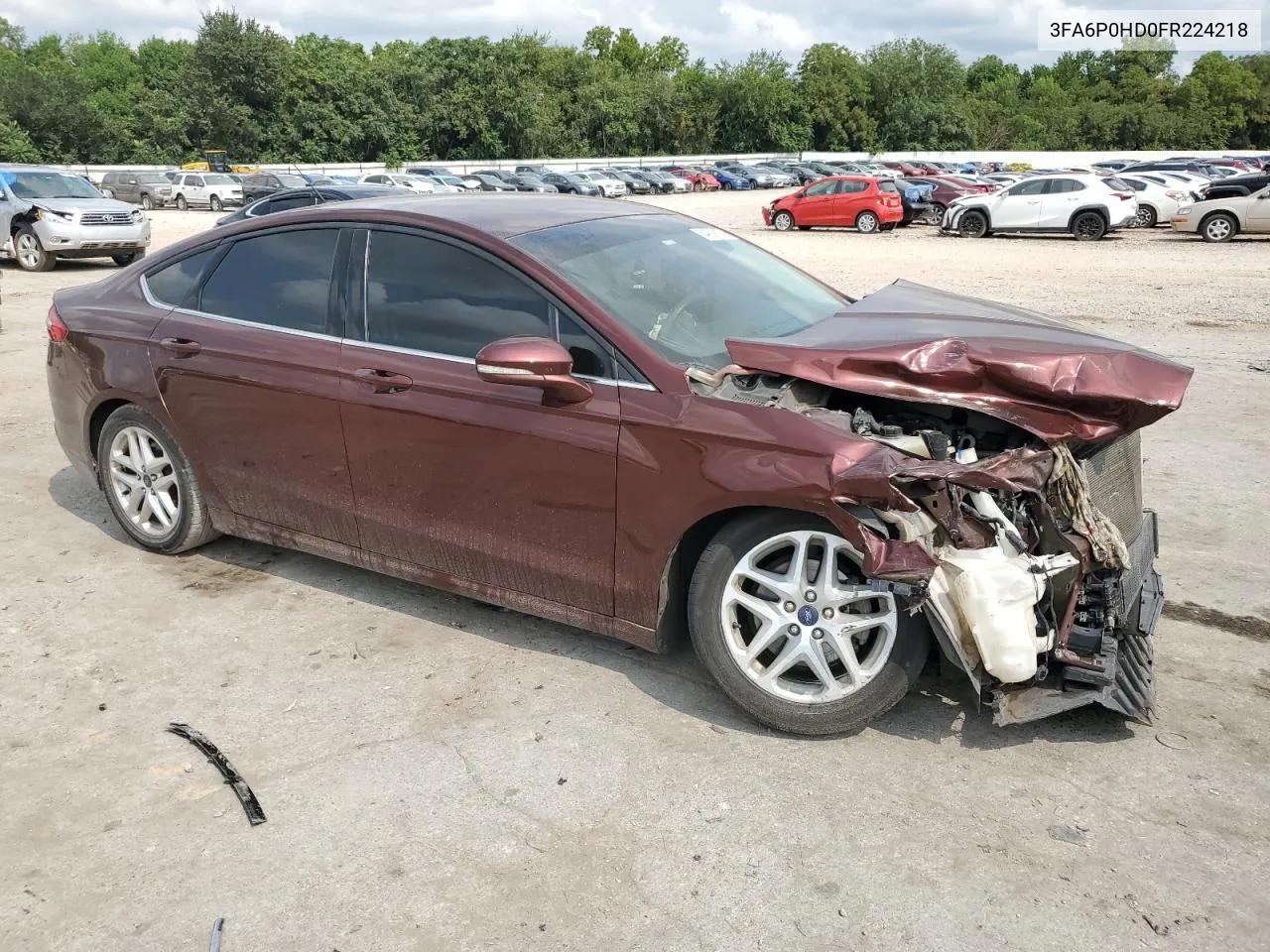 2015 Ford Fusion Se VIN: 3FA6P0HD0FR224218 Lot: 64869174