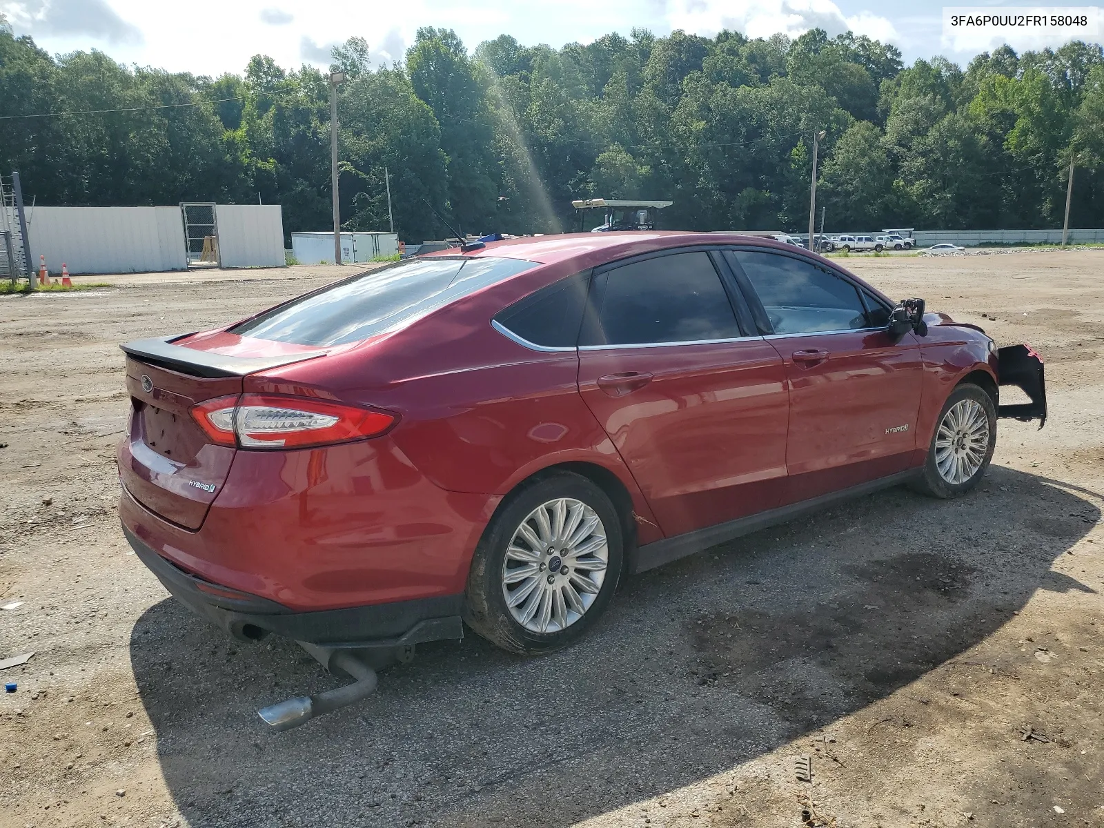 3FA6P0UU2FR158048 2015 Ford Fusion S Hybrid