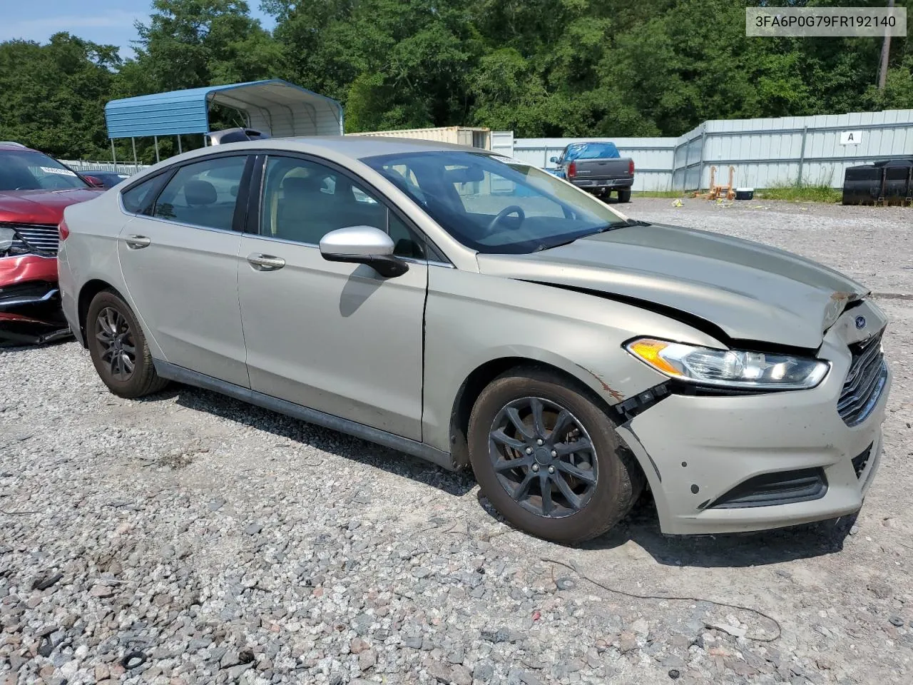 2015 Ford Fusion S VIN: 3FA6P0G79FR192140 Lot: 65569704