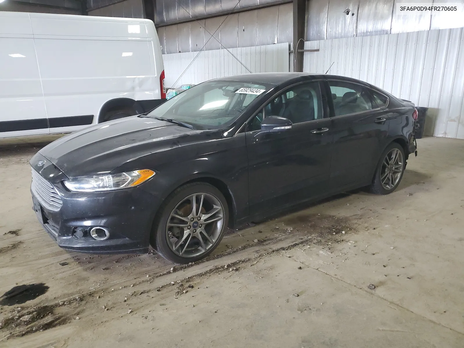 2015 Ford Fusion Titanium VIN: 3FA6P0D94FR270605 Lot: 65929434