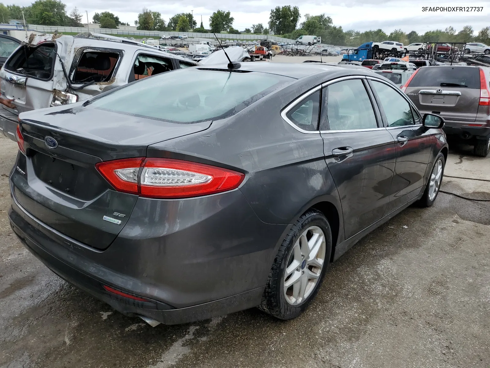 2015 Ford Fusion Se VIN: 3FA6P0HDXFR127737 Lot: 66303964