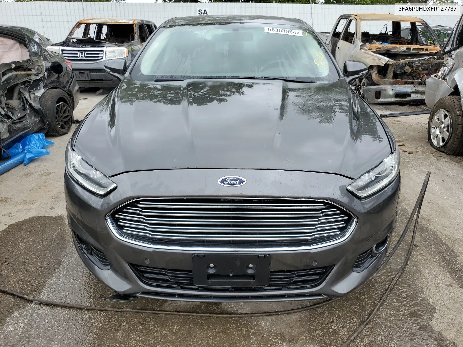 2015 Ford Fusion Se VIN: 3FA6P0HDXFR127737 Lot: 66303964