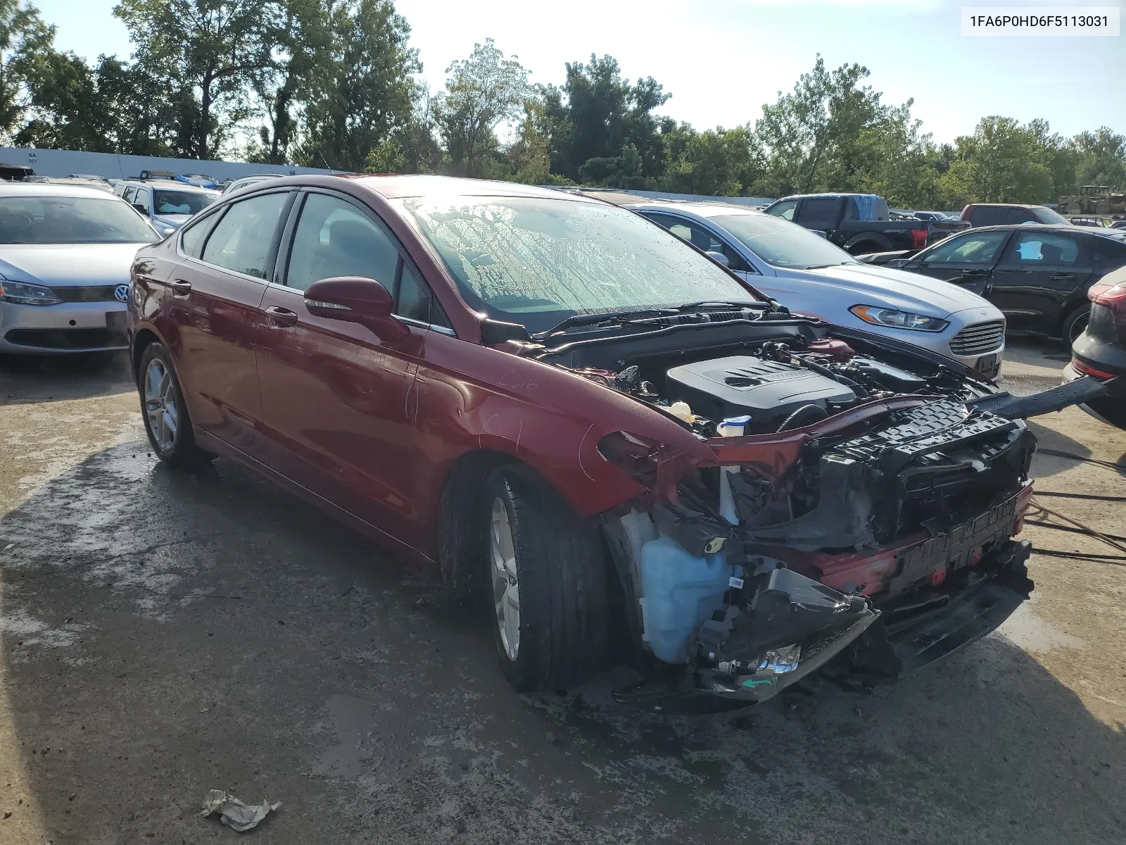 1FA6P0HD6F5113031 2015 Ford Fusion Se