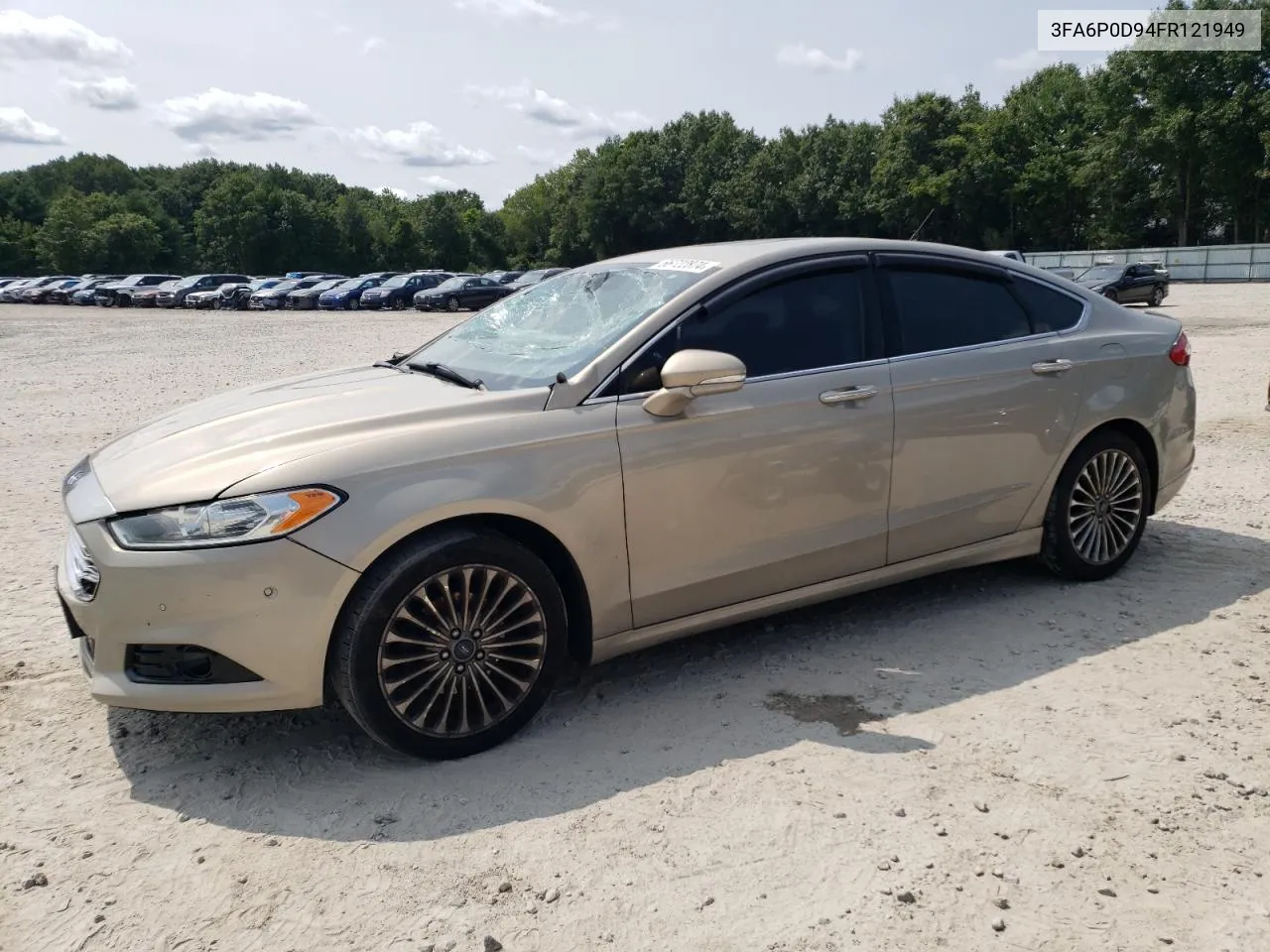 2015 Ford Fusion Titanium VIN: 3FA6P0D94FR121949 Lot: 66722874