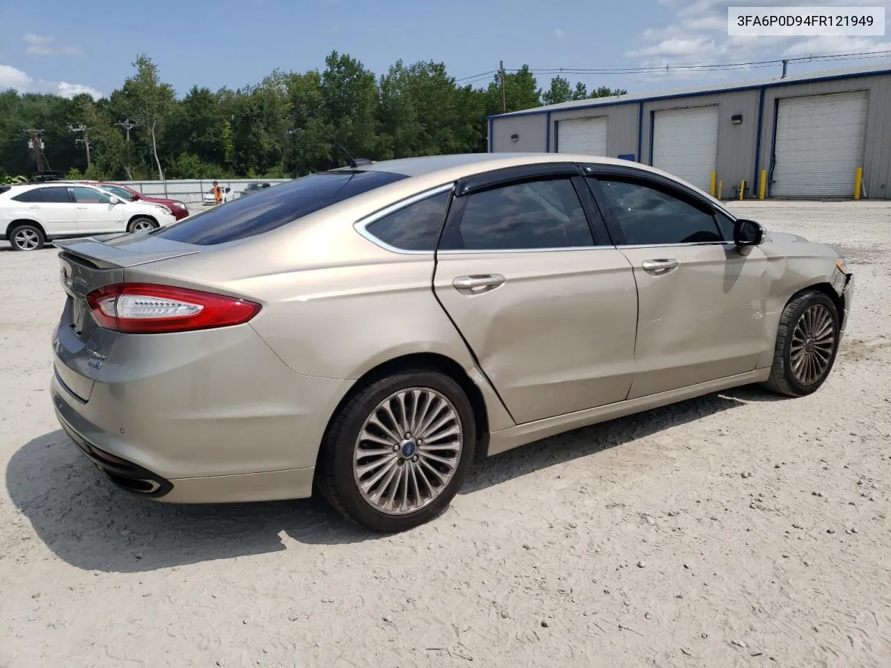 2015 Ford Fusion Titanium VIN: 3FA6P0D94FR121949 Lot: 66722874