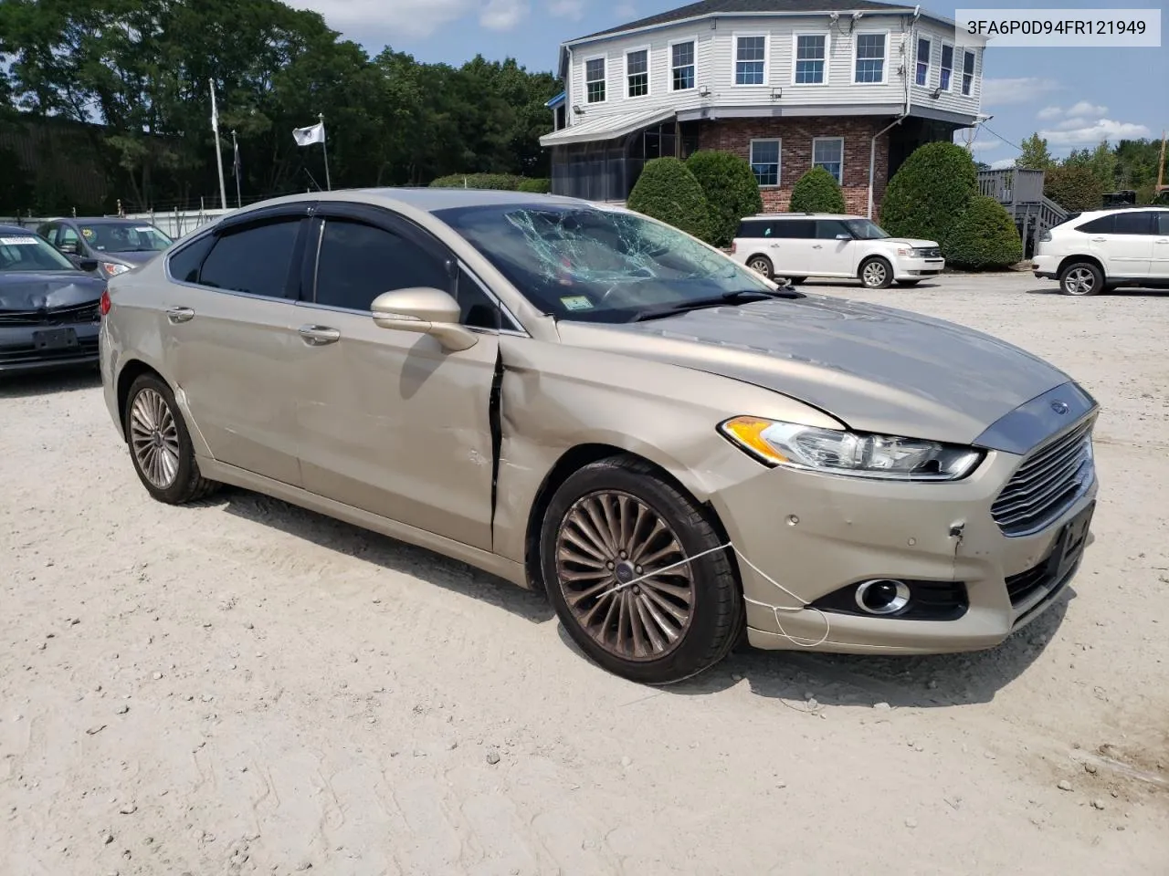 2015 Ford Fusion Titanium VIN: 3FA6P0D94FR121949 Lot: 66722874