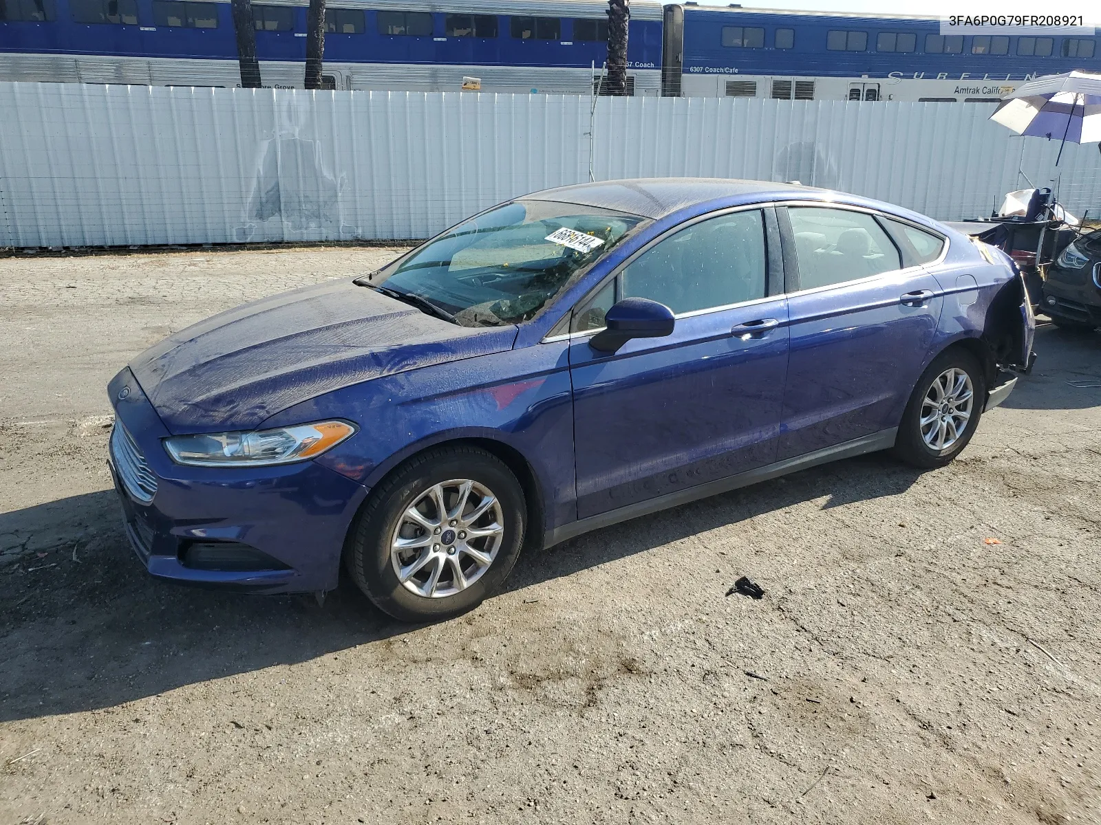 2015 Ford Fusion S VIN: 3FA6P0G79FR208921 Lot: 66816144