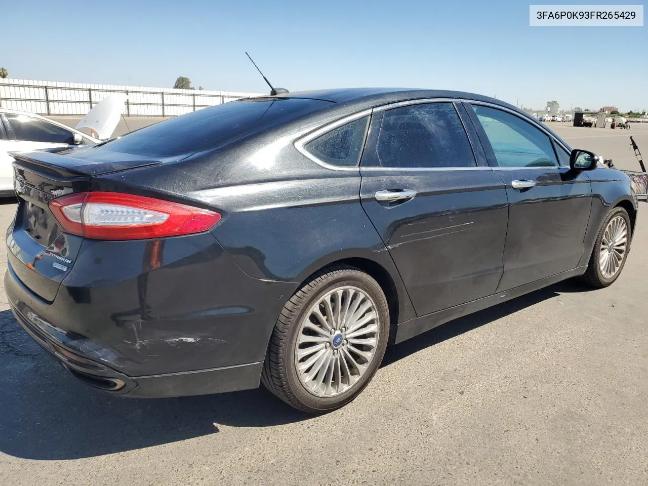 2015 Ford Fusion Titanium VIN: 3FA6P0K93FR265429 Lot: 67004094