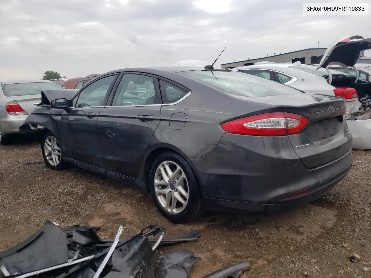 2015 Ford Fusion Se VIN: 3FA6P0HD9FR110833 Lot: 67472484