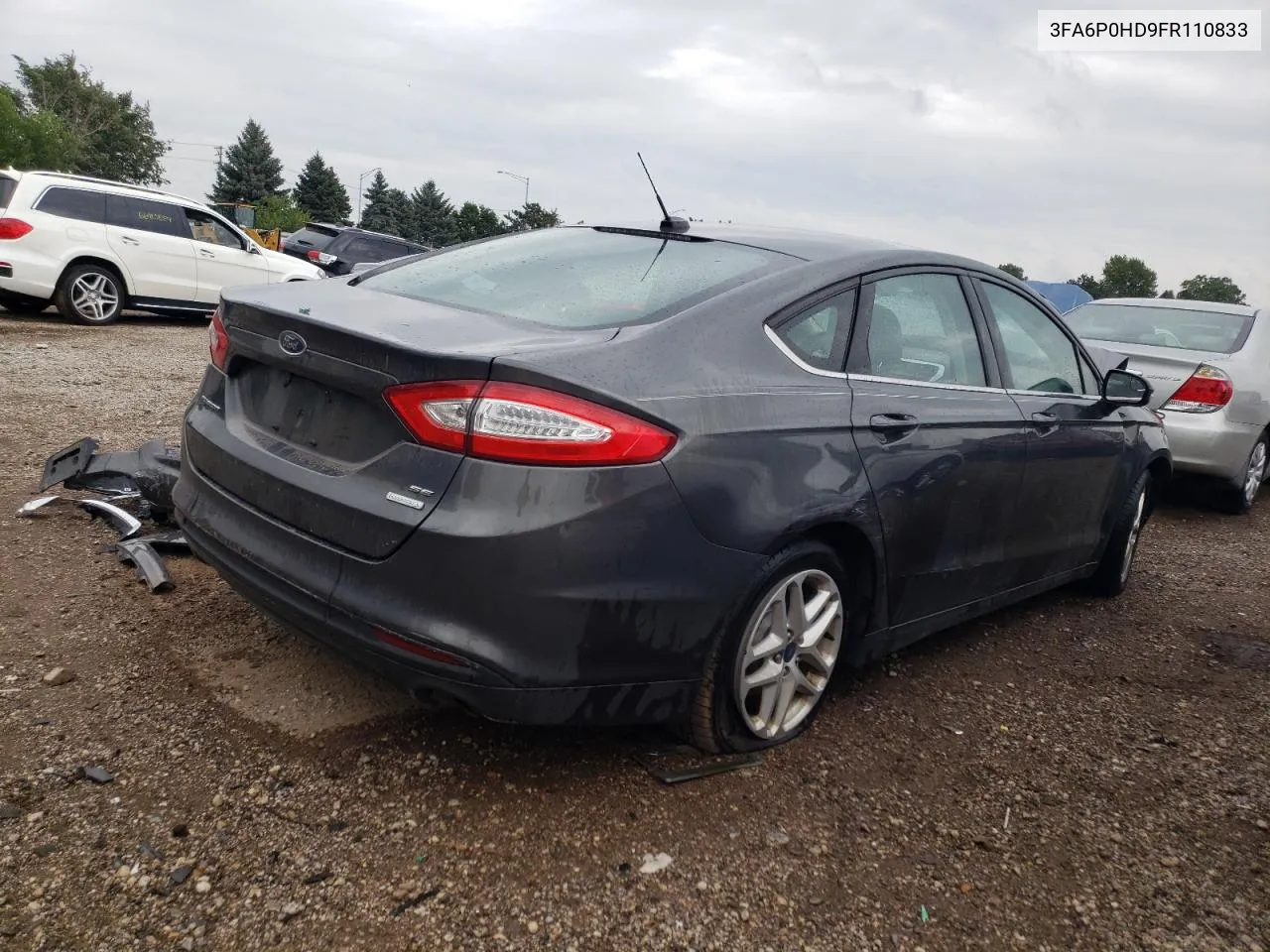 2015 Ford Fusion Se VIN: 3FA6P0HD9FR110833 Lot: 67472484