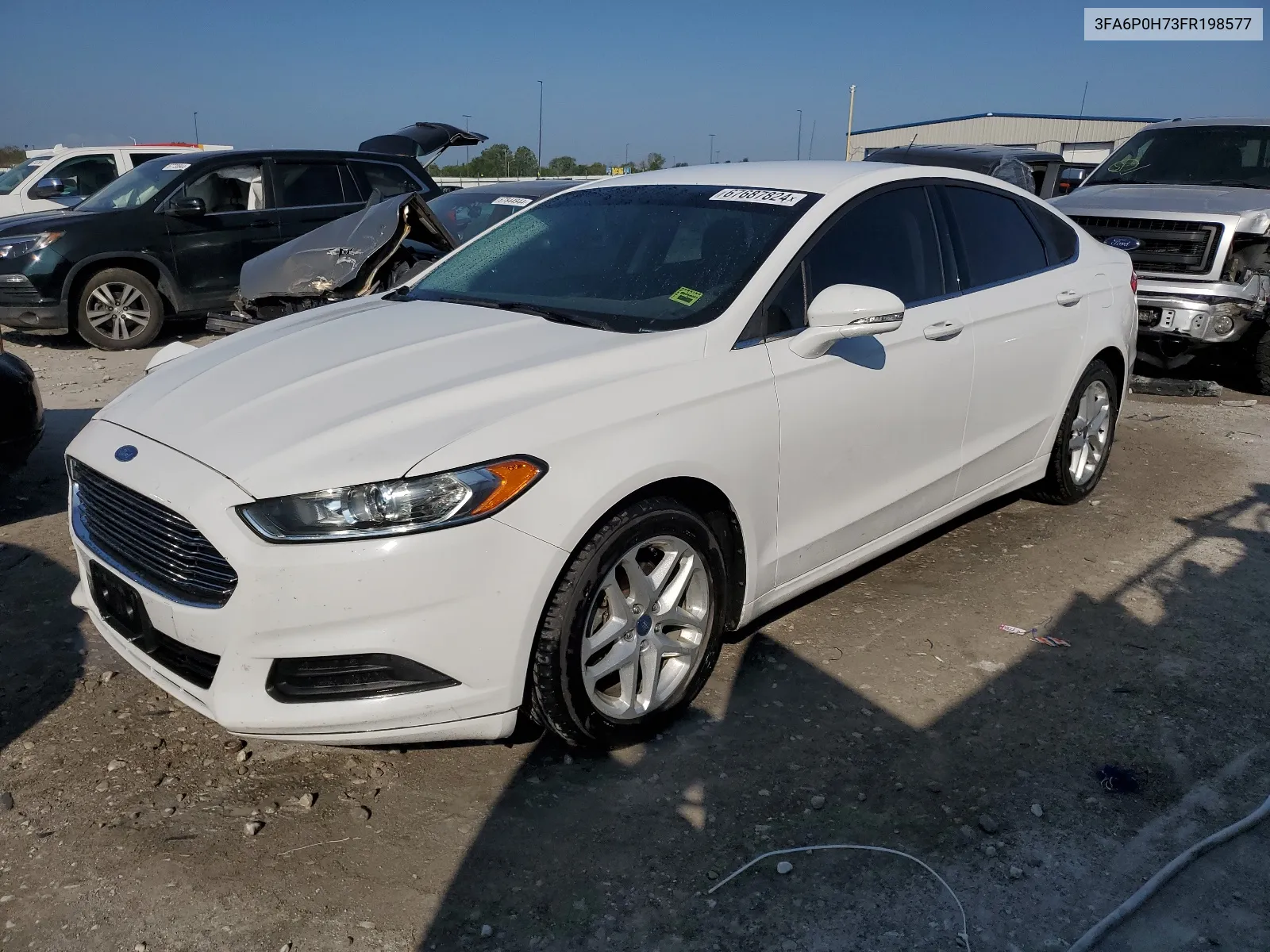 2015 Ford Fusion Se VIN: 3FA6P0H73FR198577 Lot: 67687824