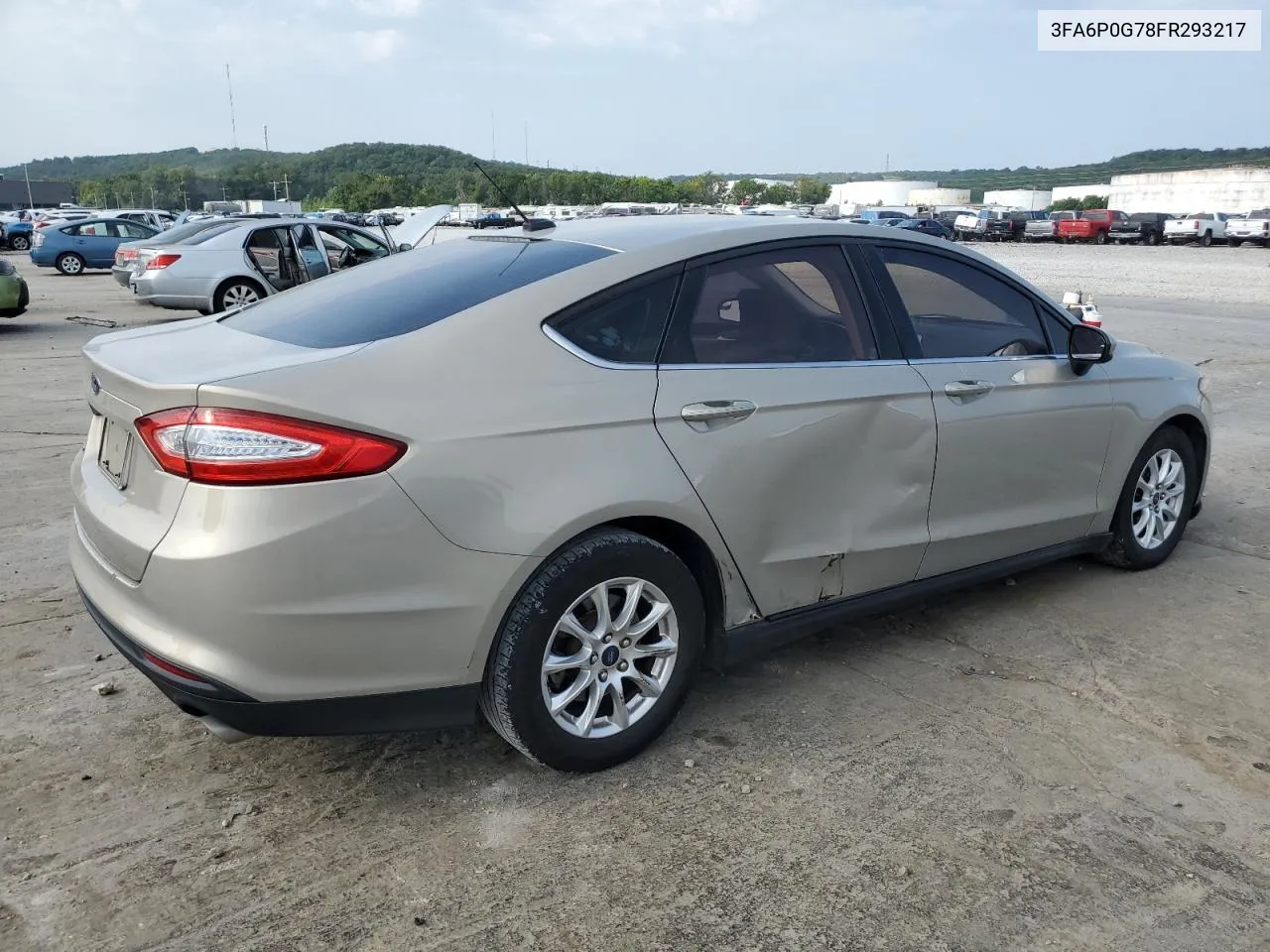 2015 Ford Fusion S VIN: 3FA6P0G78FR293217 Lot: 68349644