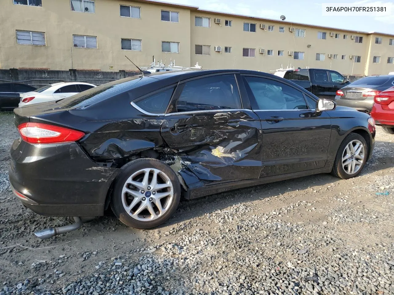 2015 Ford Fusion Se VIN: 3FA6P0H70FR251381 Lot: 68383404