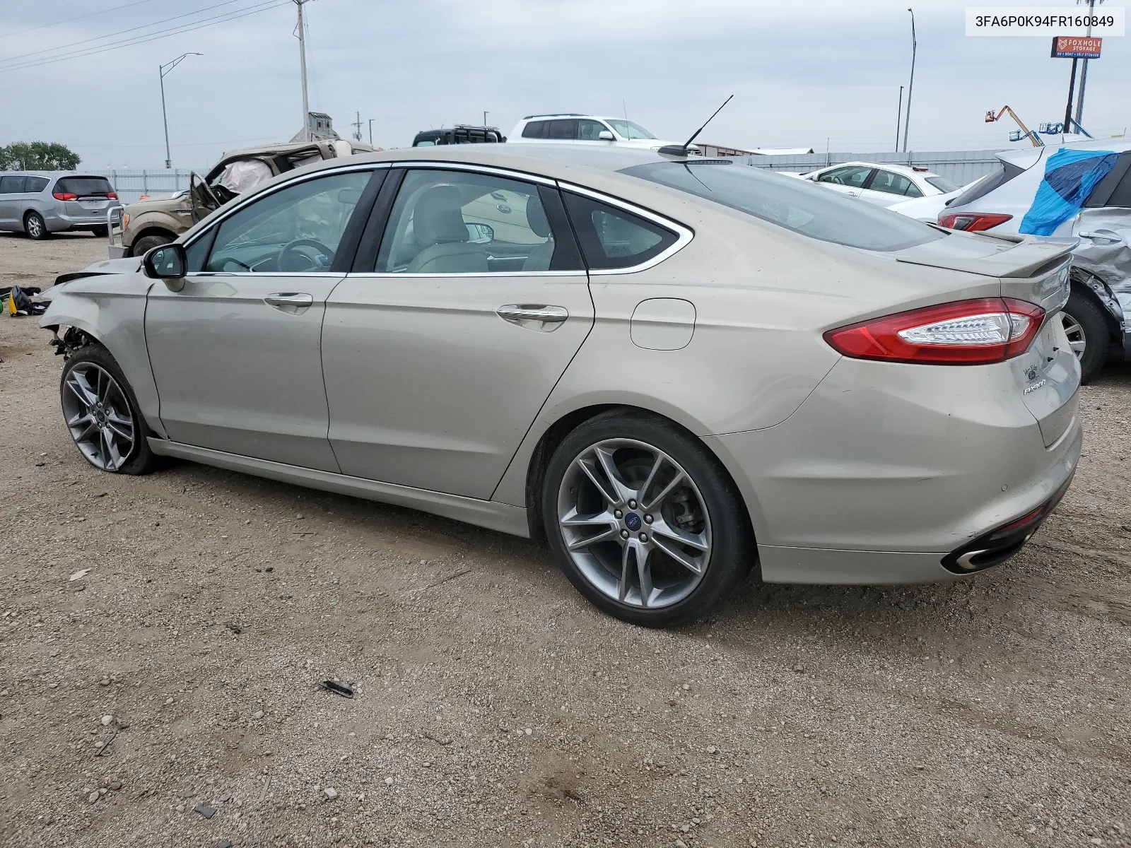 2015 Ford Fusion Titanium VIN: 3FA6P0K94FR160849 Lot: 68475384