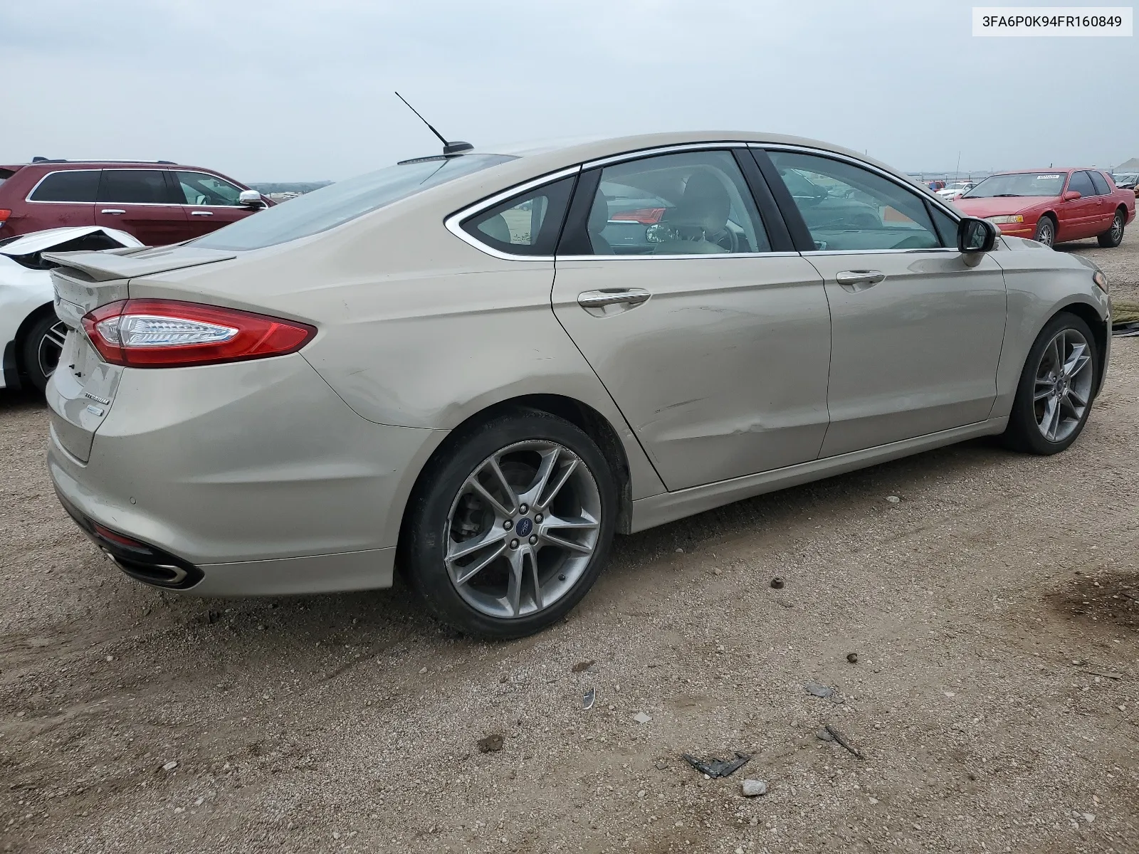 2015 Ford Fusion Titanium VIN: 3FA6P0K94FR160849 Lot: 68475384