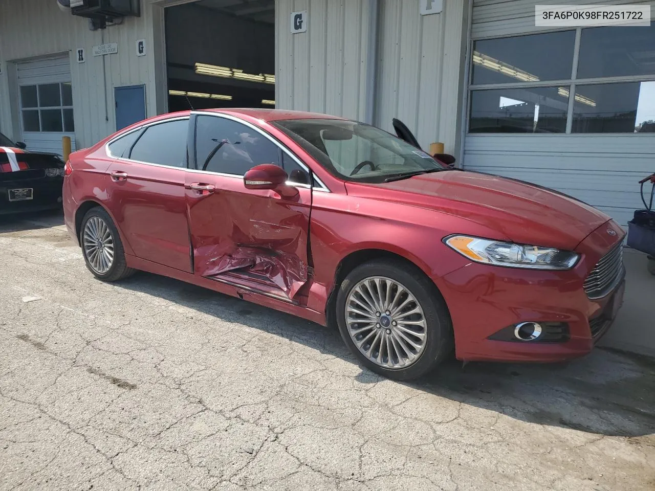 2015 Ford Fusion Titanium VIN: 3FA6P0K98FR251722 Lot: 68650664