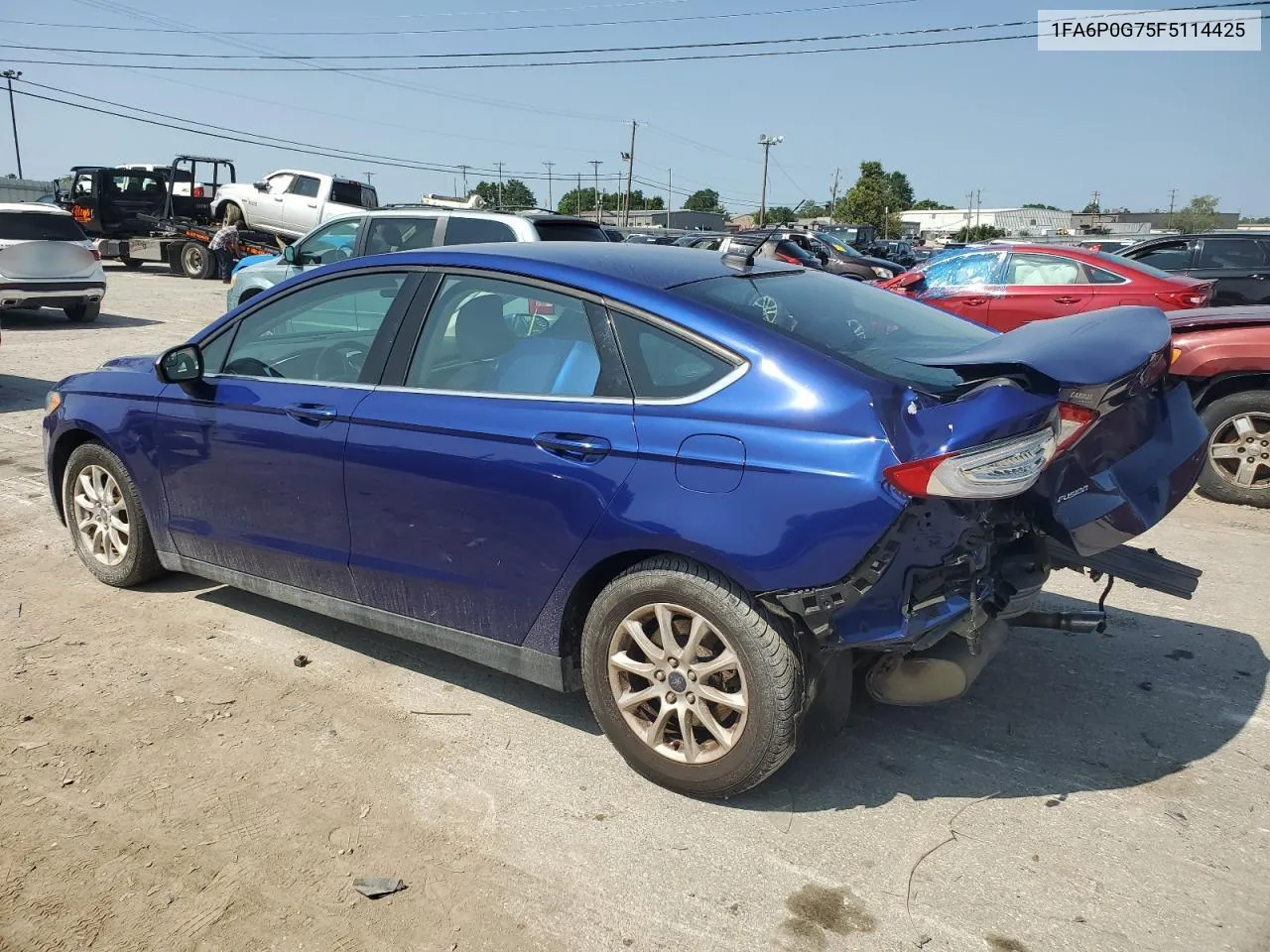 2015 Ford Fusion S VIN: 1FA6P0G75F5114425 Lot: 68694674