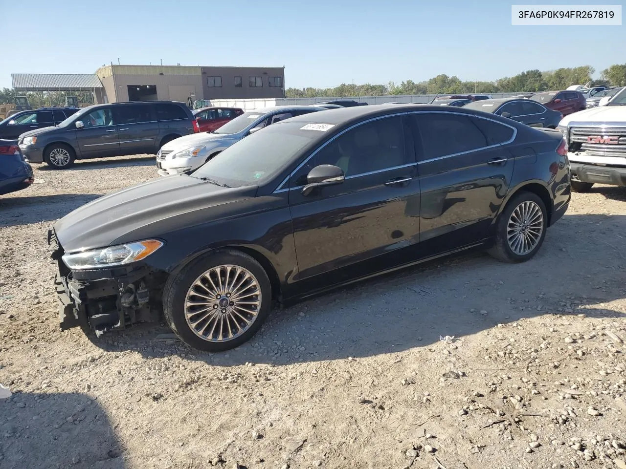 2015 Ford Fusion Titanium VIN: 3FA6P0K94FR267819 Lot: 68741654