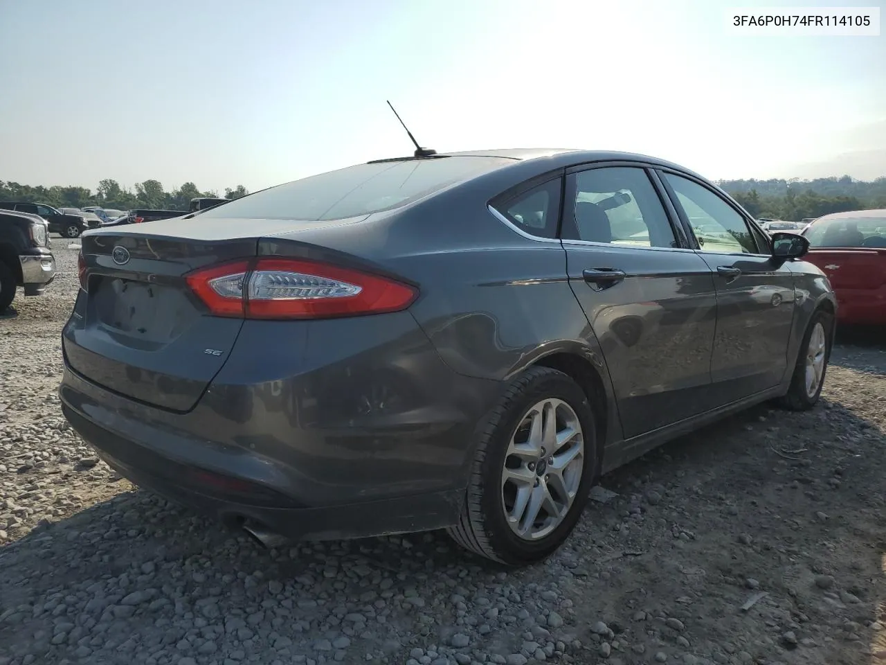 3FA6P0H74FR114105 2015 Ford Fusion Se