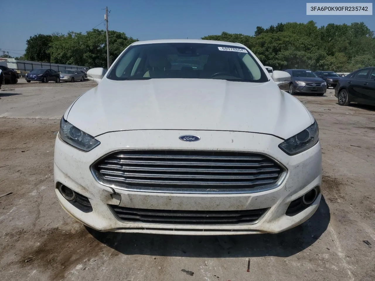 2015 Ford Fusion Titanium VIN: 3FA6P0K90FR235742 Lot: 68978804