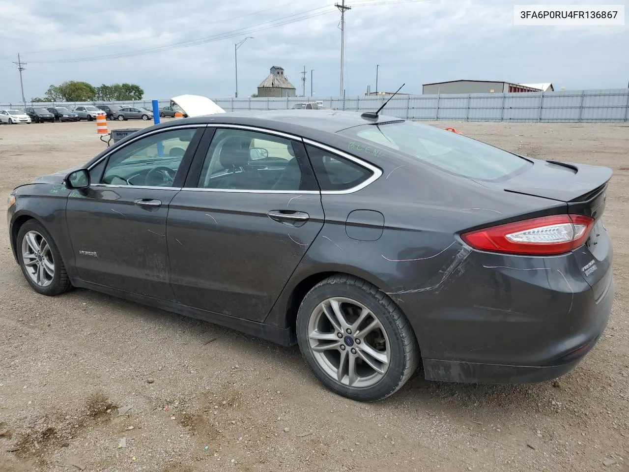 3FA6P0RU4FR136867 2015 Ford Fusion Titanium Hev