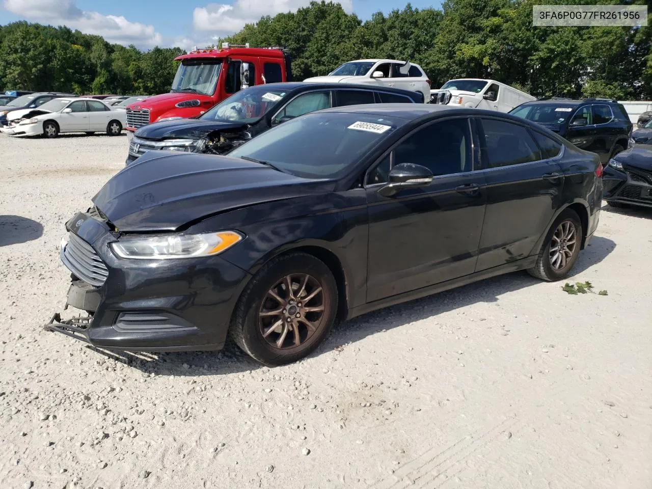 2015 Ford Fusion S VIN: 3FA6P0G77FR261956 Lot: 69055944