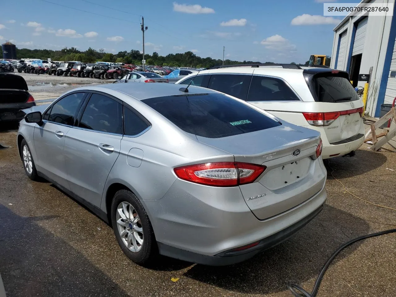 2015 Ford Fusion S VIN: 3FA6P0G70FR287640 Lot: 69222903