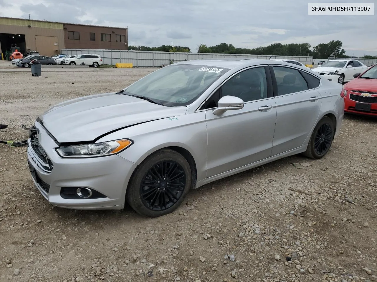 2015 Ford Fusion Se VIN: 3FA6P0HD5FR113907 Lot: 69458164