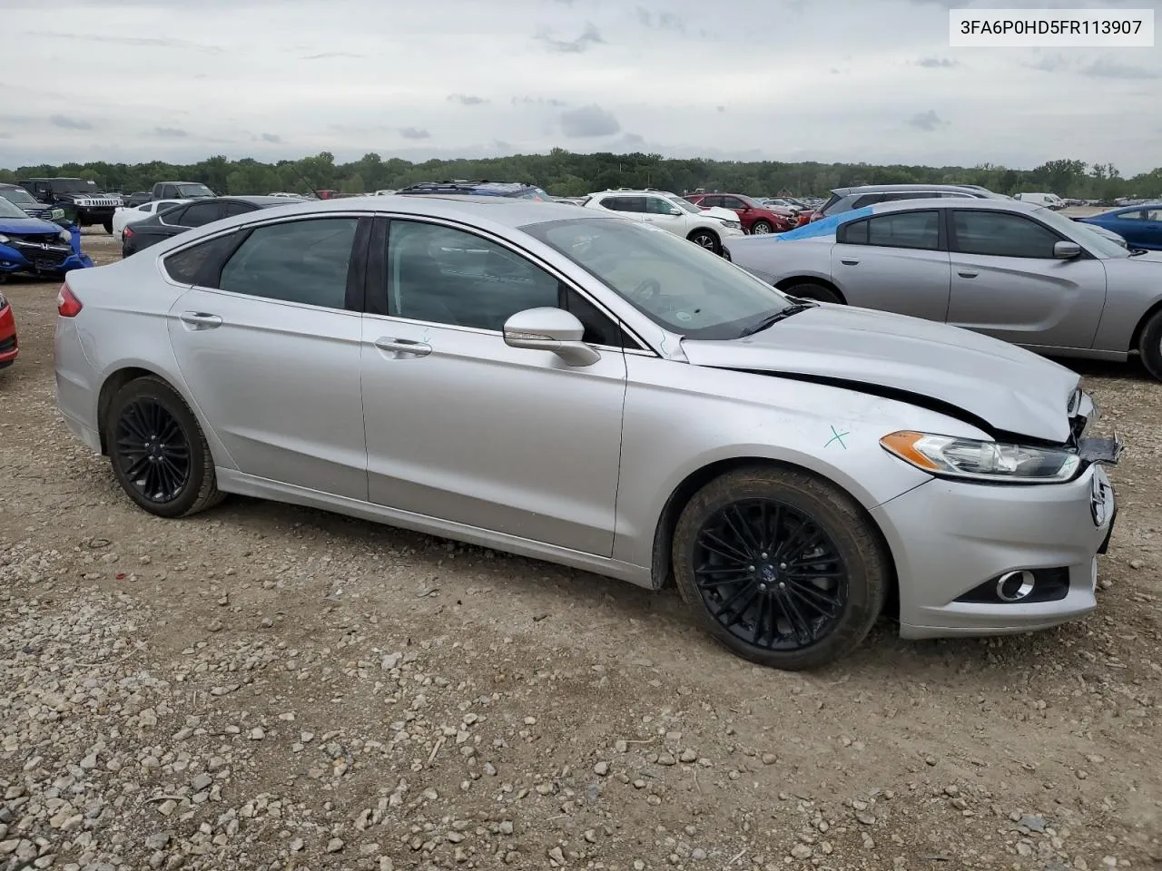 2015 Ford Fusion Se VIN: 3FA6P0HD5FR113907 Lot: 69458164