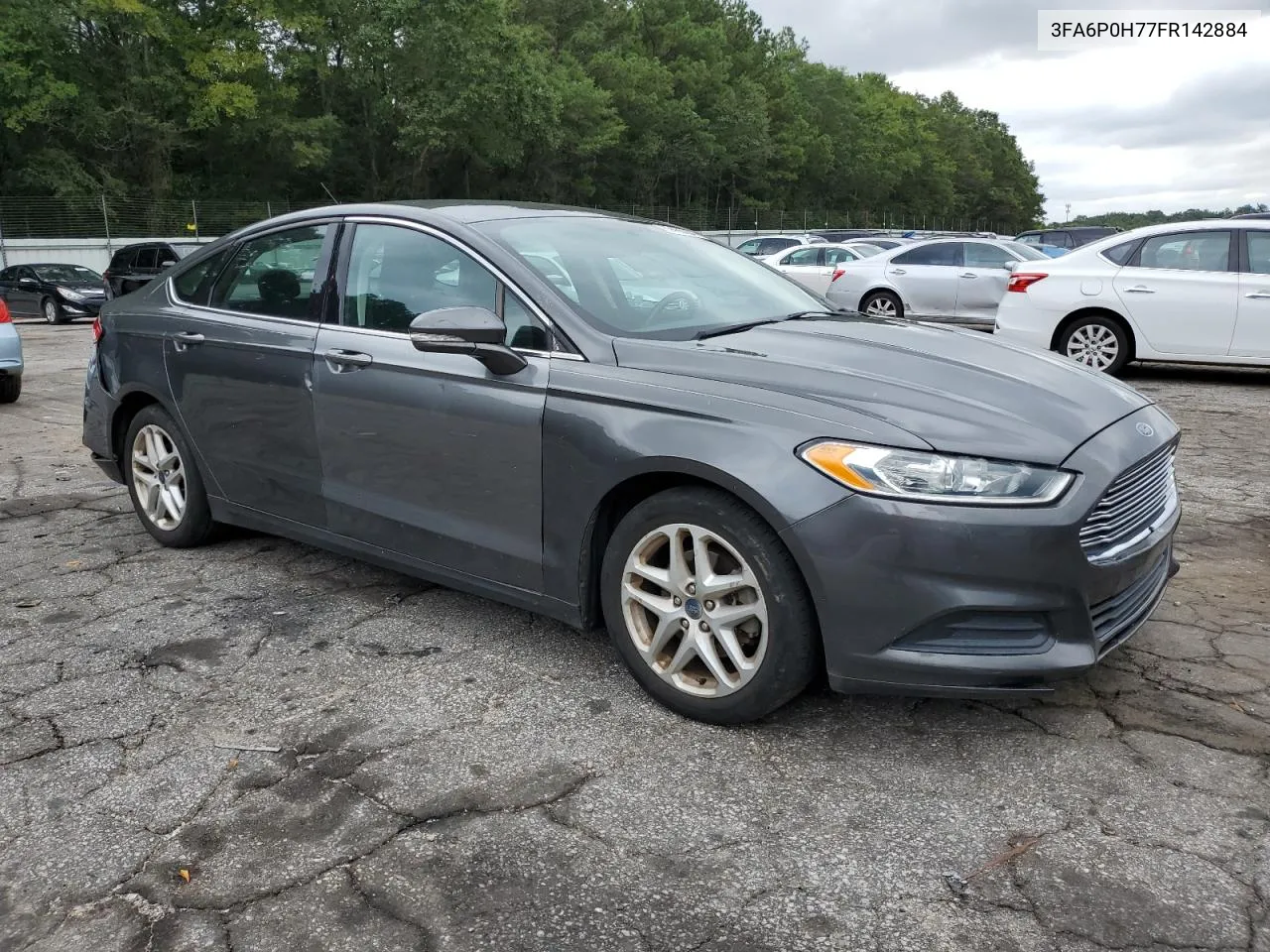 2015 Ford Fusion Se VIN: 3FA6P0H77FR142884 Lot: 69486254