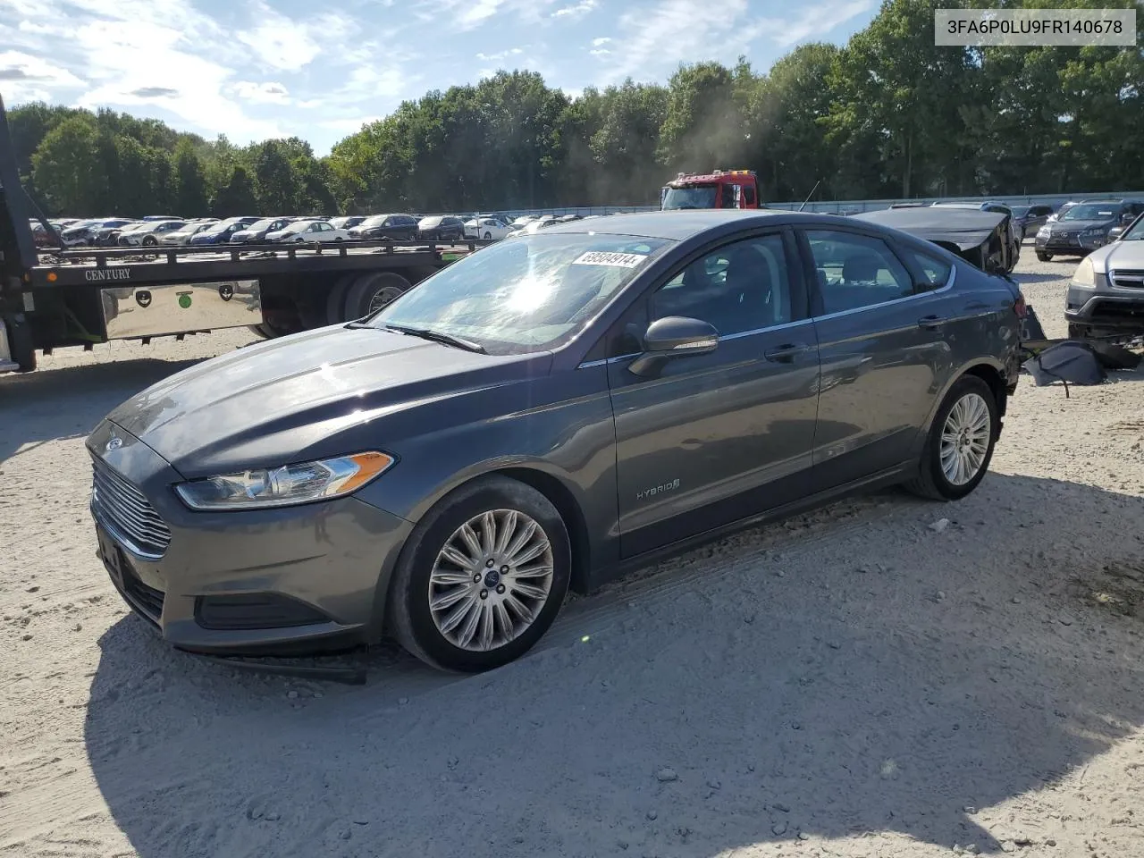 2015 Ford Fusion Se Hybrid VIN: 3FA6P0LU9FR140678 Lot: 69504914