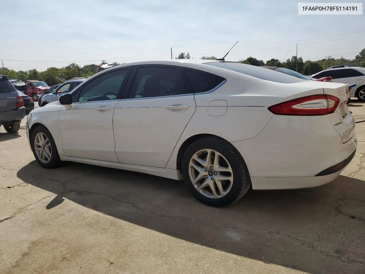 2015 Ford Fusion Se VIN: 1FA6P0H78F5114191 Lot: 69668934