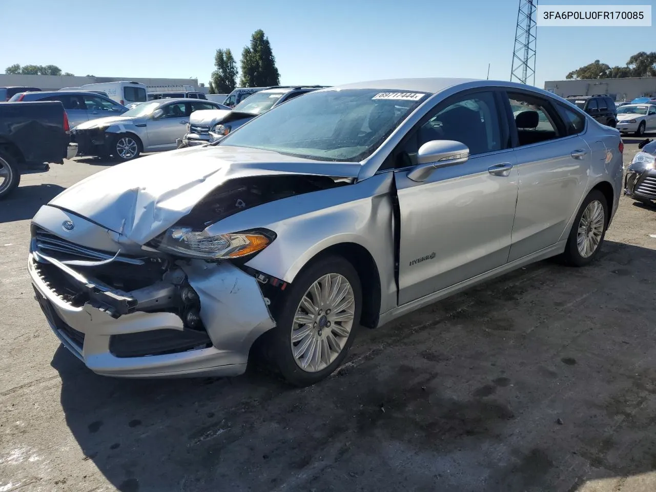 3FA6P0LU0FR170085 2015 Ford Fusion Se Hybrid